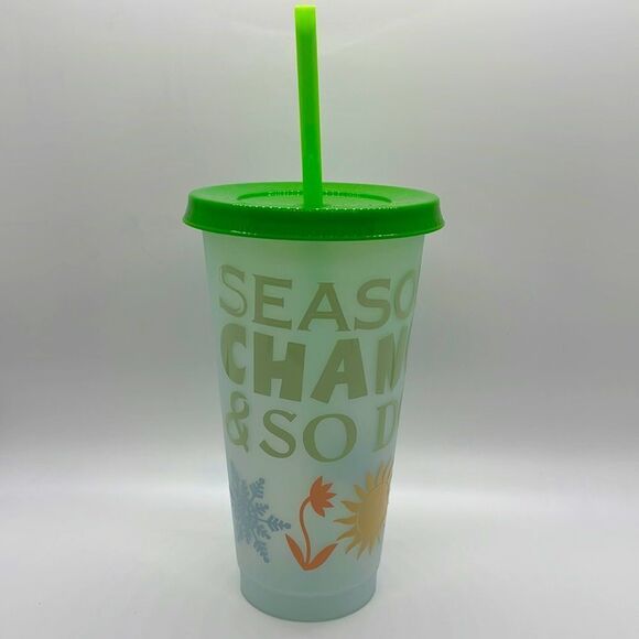 NWT Wool + Pepper Co. Seasons Change Color Changing Cold Cup - Picture 3 of 5